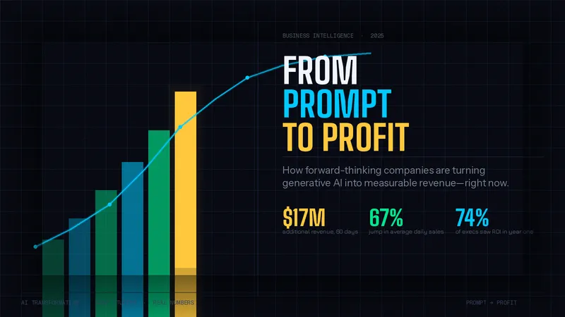 AI productivity and business impact visualization
